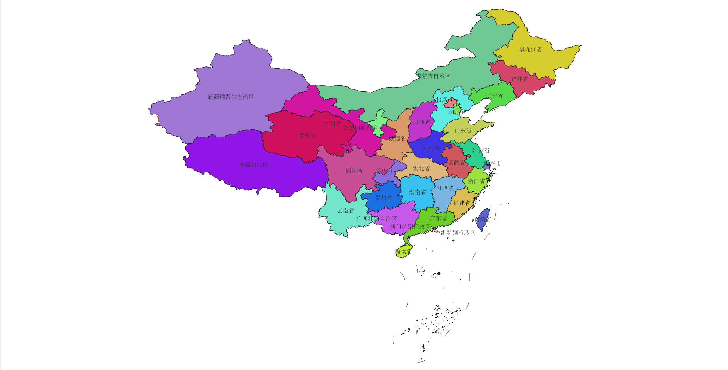 【数据分享】2025年全国省市区县三级区划可视化GeoJSON数据-权威发布-免费下载