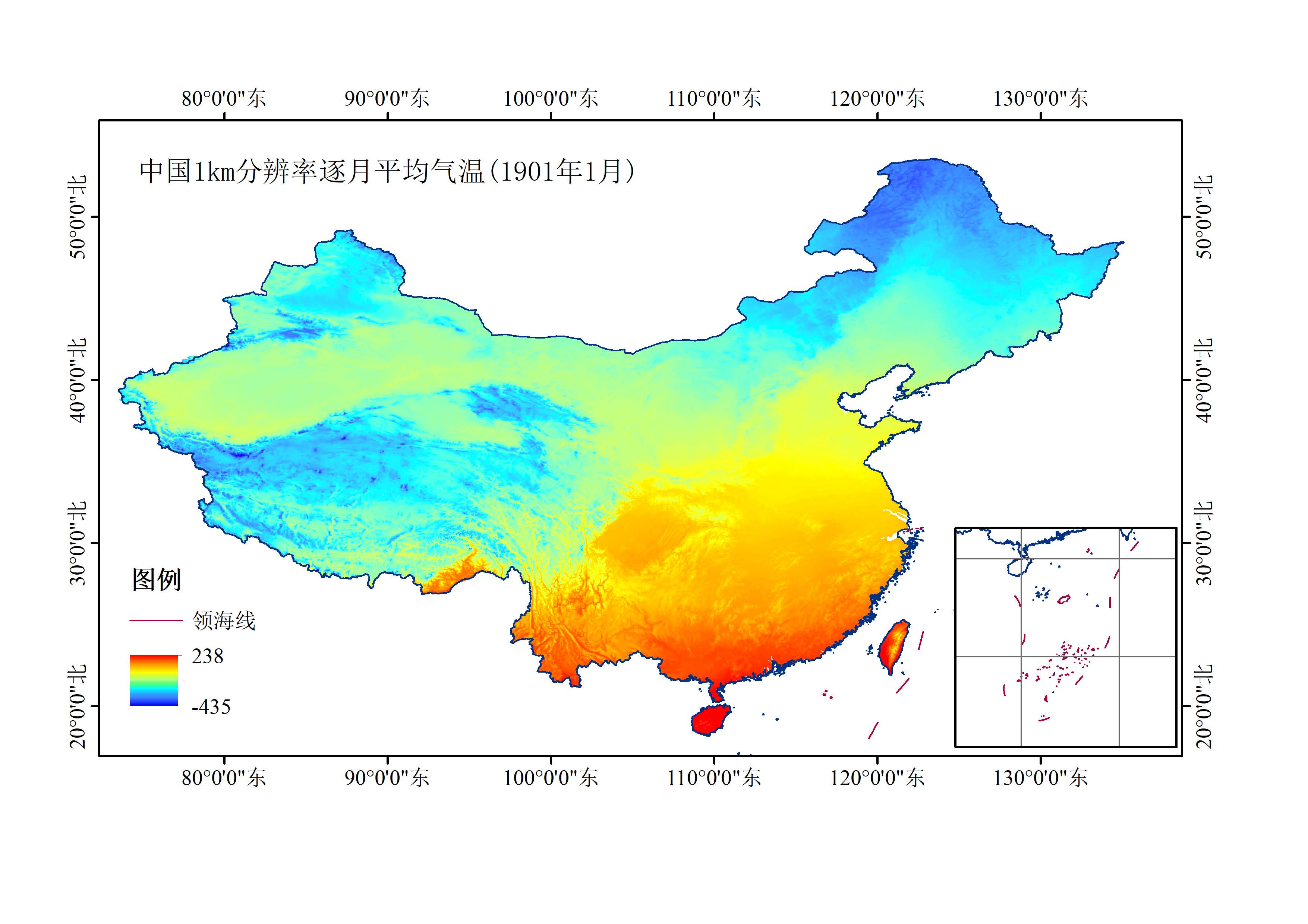 中国1km分辨率逐月平均气温数据集（1976-2025）：50年600期气候栅格完整技术说明