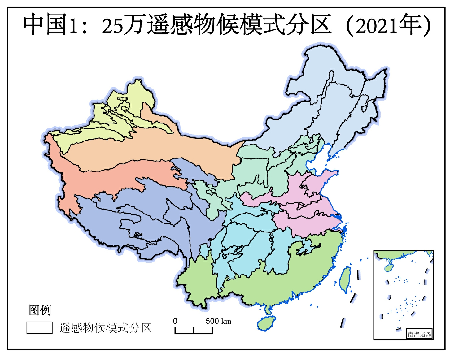中国1比25万遥感物候模式分区(2021年).jpg