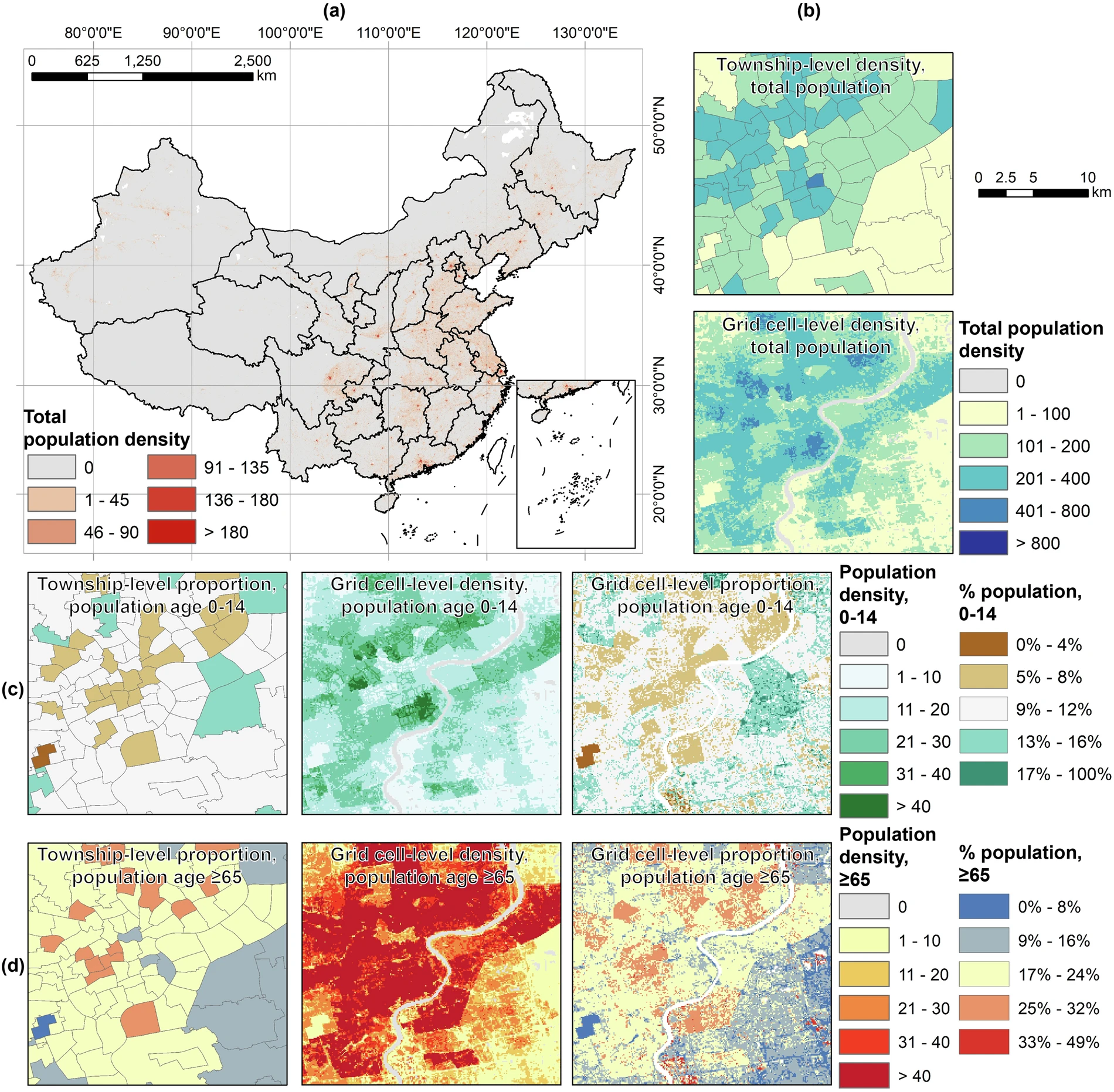 中国100m七普年龄分层人口网格数据集（2020年）：ASPECT完整技术说明